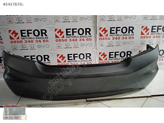 HONDA CİVİC ARKA TAMPON ÇIKMA ORJİNAL YEDEK PARÇA 12-15