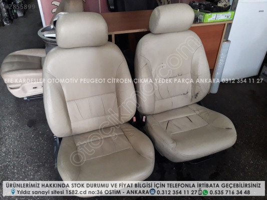 citroen xsara çıkma deri koltuk takımı