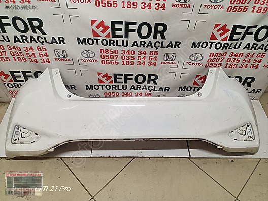 TOYOTA YARİS ARKA TAMPON ÇIKMA ORİJİNAL PARÇA 2017-2019