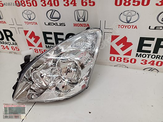 TOYOTA VERSO SIFIR DEPO SOL ÖN FAR 04-09 OEM:81170-0F060