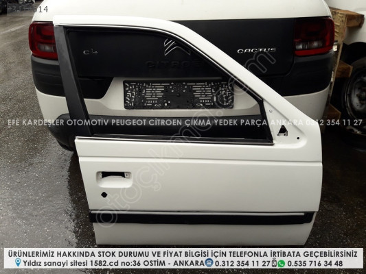 peugeot 405 çıkma orijinal sağ ön kapı