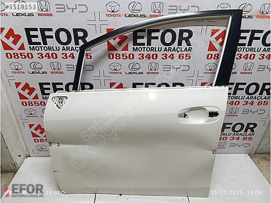 TOYOTA VERSO SOL ÖN KAPI ÇIKMA ORİJİNSAL PARÇA 2010-2017