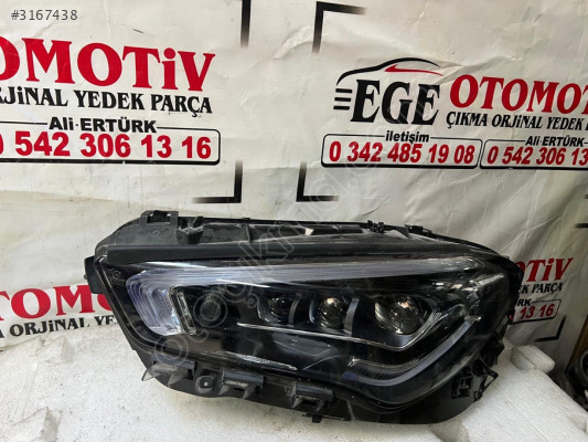 MERCEDES CLA W118 KASA 3 MERCEKLİ SOL FAR ORJİNAL HATASIZ