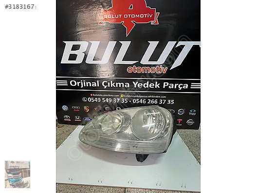 Vw golf 5 jetta sol ön far orjinal çıkma