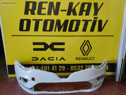 620221630R RENAULT CLİO 4 ÖN TAMPON BEYAZ ORJ ÇIKMA RENKAY