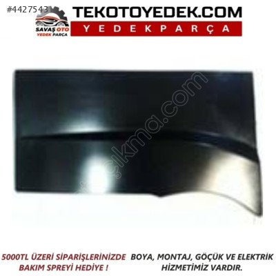 DOBLO ARKA ÇAMURLUK SAĞ SOL 2006 2007 2008 2009 2010 / KAMPANYA