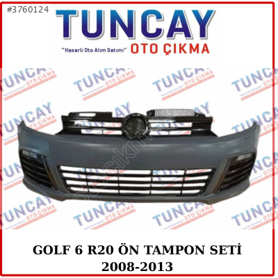 VOLKSWAGEN GOLF 6 R20 ÖN TAMPON 2008-2013 YEDEK PARÇA