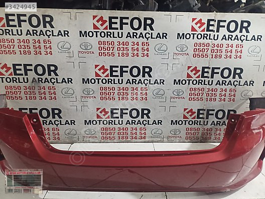 HONDA CİTY ORJİNAL ÇIKMA ARKA TAMPON 22-24