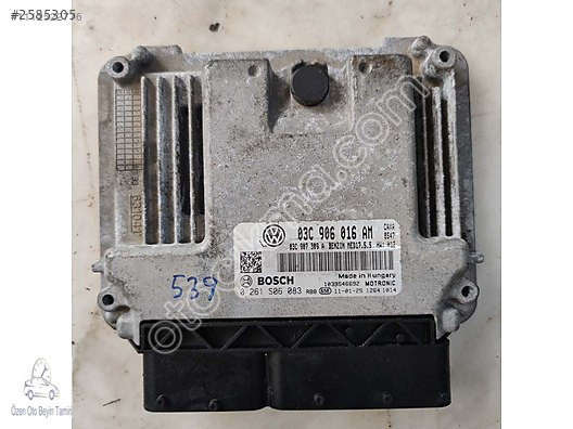 VW Golf Passat Jetta 1.4 Motor Beyni 03C906016AM - 0261S0608
