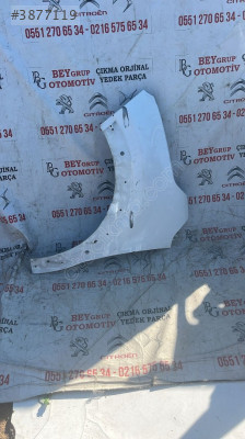 CİTROEN C3 SOL ÖN ÇAMURLUK ORİJİNAL ÇIKMA YEDEK PARÇA