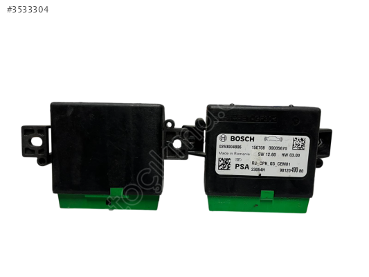 PEUGEOT 508 RADAR KONTROL ÜNİTESİ BEYNİ  0263004806