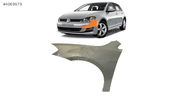 5G0821105 VW GOLF7 2013-2016 SOL ÇAMURLUK