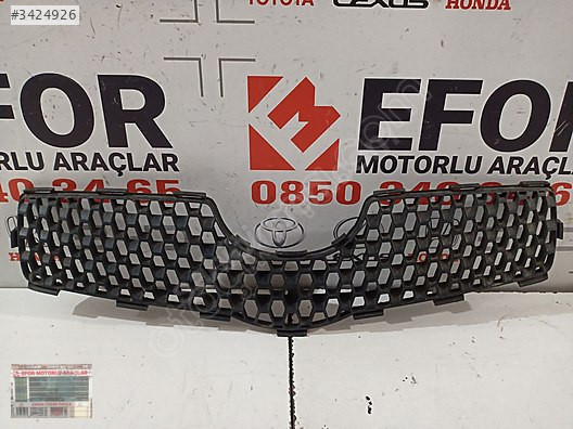 TOYOTA YARİS ÖN PANJUR ÇIKMA ORİJİNAL PARÇA 2006-2008