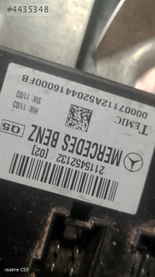 W211 MERCEDES SAM KONFOR BEYİN