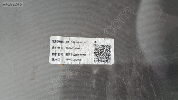 CHERY TİGGO 8 PRO ÖN SPOİLER ORİJİNAL