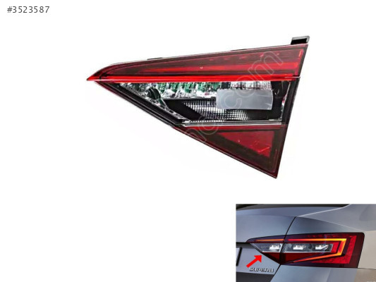 3V5945308 Skoda Super B 15-19 Sağ Ledli İç Stop Lambası hella.