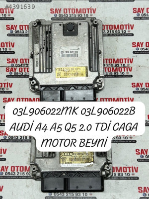 03L906022JN 03L906022B AUDİ A4 A5 Q5 2.0 TDİ CAGA MOTOR BEYNİ