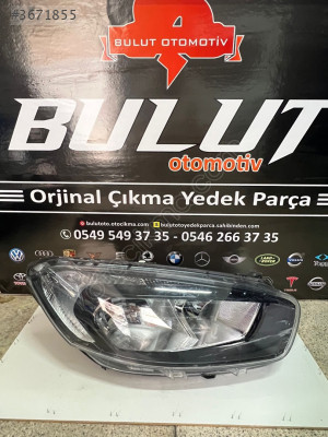 Orjinal Çıkma Ford Ranger Sağ Ön Far - Siyah Zemin