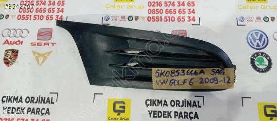 VOLKSWAGEN GOLF 6 SAĞ SİS KAPAĞI OEM 5K0853666A ÇIKMA SÖKME