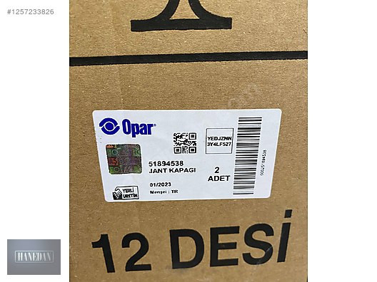 Tofaş - Fiat FİAT DOBLO 2010 SONRASI JANT KAPAĞI ÇİFTİ 51894538