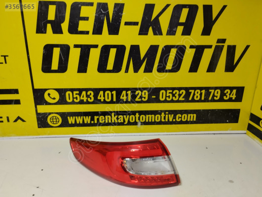 RENAULT FLUENCE LEDLİ SOL DIŞ STOP ORJ ÇIKMA RENKAY OTO KOCAELİ