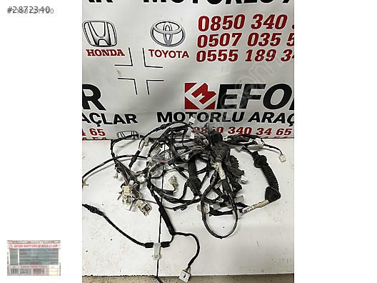 TOYOTA COROLLA KAPI TESİSATI SÖKME ORJİNAL YEDEK PARÇA 13-18