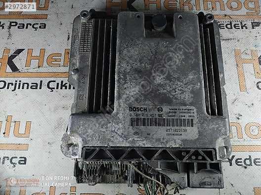 RENAULT HASARLI KIRIK CLİO MOTOR BEYNİ 1.5 DCI DİZEL 237102213R