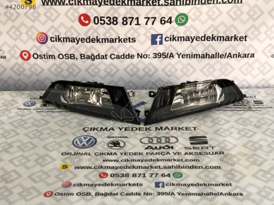 SKODA FABİA SİS FARI 2019 2021 6V0941700A 6V0941699A