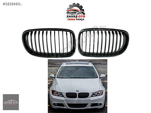 BMW E90 LCİ ÖN PANJUR IZGARA MAT SİYAH 2008 2009 2010 2011