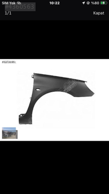 Peugoet 307 sağ çamurluk