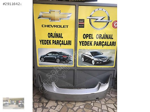 Chevrolet cruze sedan çıkma arka tampon ORJİNAL OTO