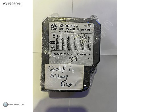 VOLKSWAGEN GOLF 4 AİRBAG BEYNİ ( ORJİNAL )