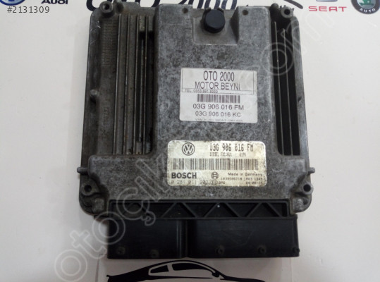 03G906016FM EDC16U1 GOLF-JETTA BKD MOTOR BEYNİ ÇIKMA