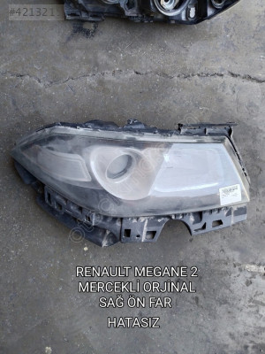 RENAULT MEGANE 2 ORJİNAL MERCEKLİ HATASIZ SAĞ VE SOL FAR TAKIMI
