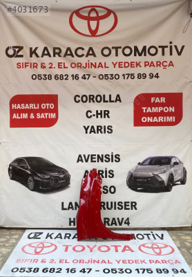 2020-2025 TOYOTA YARİS CROSS ÇIKMA ORJİNAL SAĞ ÖN ÇAMURLUK