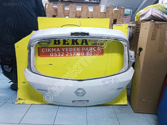 OPEL CORSA D BAGAJ KAPAĞI ÇIKMA ORJİNAL YEDEK PARÇA