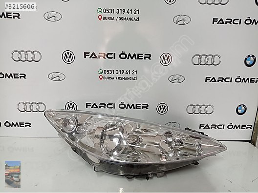PEUGEOT 307 ORJİNAL SAĞ FAR