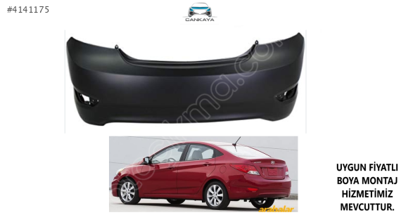 HYUNDAİ ACCENT BLUE 2011+ ARKA TAMPON SIFIR KAMPANYA 866111R000