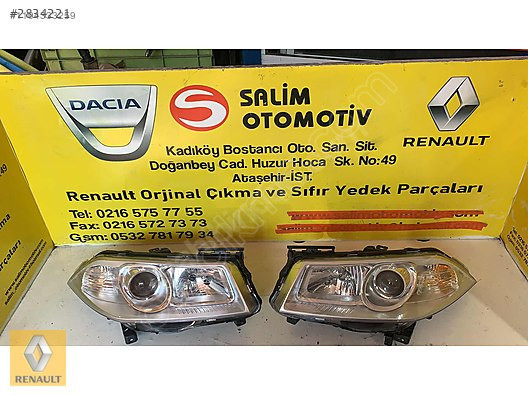 RENAULT MEGAN 2 SAĞ SOL FAR SIFIR YEDEK PARÇALARI