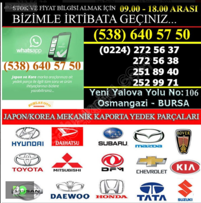 1990-1995 Hyundai Elantra için Reflektörlü Plakalık
