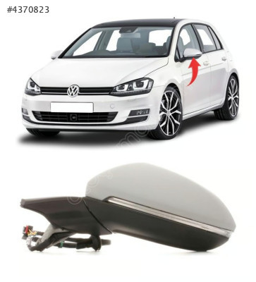 5G1857507B VW GOLF7 KOMPLE SOL AYNA  9PİN KATLANIR (ÇEVRE AYD )