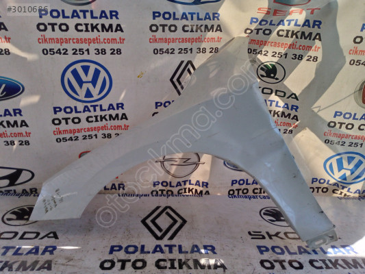 Volvo S60 sol ön çamurluk orijinal beyaz 2014-2018