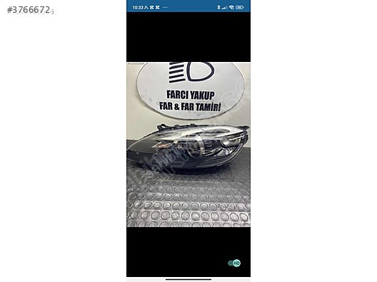 VOLVO V40 SOL ÖN FAR ÇIKMA ORJİNAL