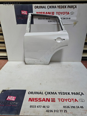 NİSSAN QASHQAİ J12 HATASIZ BOŞ ORİJİNAL SOL ARKA KAPI...MİL OTO