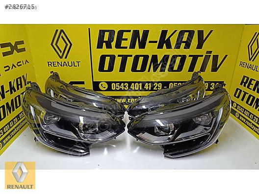 Renault Megane 4 Touch Orjinal Çıkma Sağ-Sol Far Parçaları