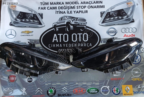 FİAT EGEA CROSS SAĞ SOL FAR ORJİNAL ÇIKMA F