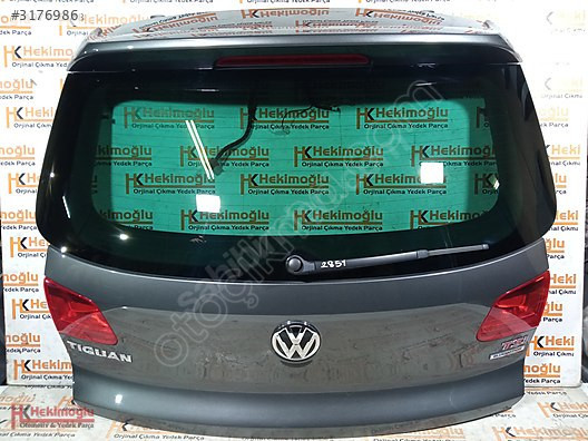 2851 VW TİGUAN BAGAJ KAPAĞI HATASIZ BOYASIZ ORJİNAL SÖKME GRİ 08