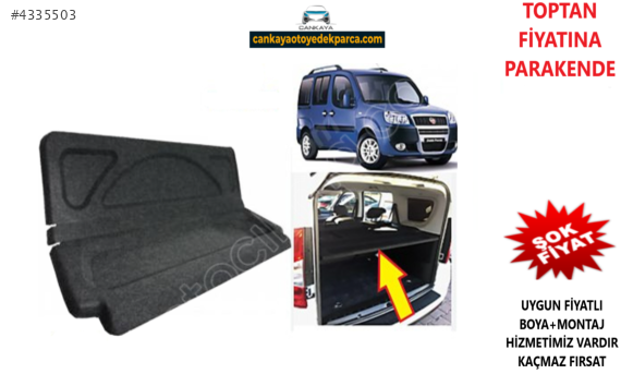 DOBLO 2000-2009 BAGAJ PERDESİ ŞAPKALIK ORJINAL SIFIR  735420161