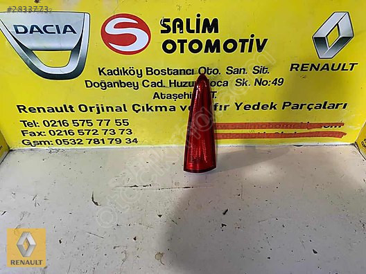 Renault Kangoo 4 Çıkma Orjinal Sağ Arka Stop ve Ek Parçalar