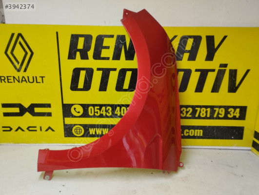 RENAULT CLİO 5 SOL ÖN ÇAMURLUK KIRMIZI ORJ ÇIKMA RENKAY KOCAELİ